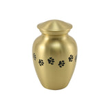 Gabrielle Paw Brass Medium Pet Urn