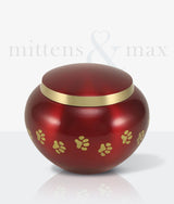 Noah Crimson Pet Urn - Mittens & Max, LLC
