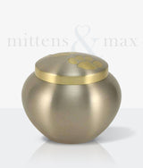 Pewter Brass Noah Large Pet Urn