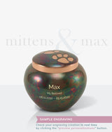 Raku Brass Noah Medium Pet Urn