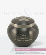 Slate Brass Noah Large Pet Urn