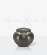 Slate Brass Noah Small Pet Urn