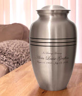 Pewter Brass Gabrielle Three Twine Large Pet Urn