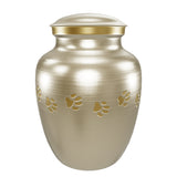 Gabrielle Paw Pewter Pet Urn