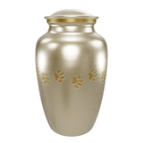 Gabrielle Paw Pewter Pet Urn