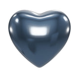 Blue Brass Amorette Heart Small Pet Urn