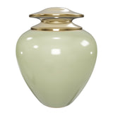 White Brass Extra Large Pet Urn