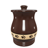 Angelo Brown Pawprint Pet Urn