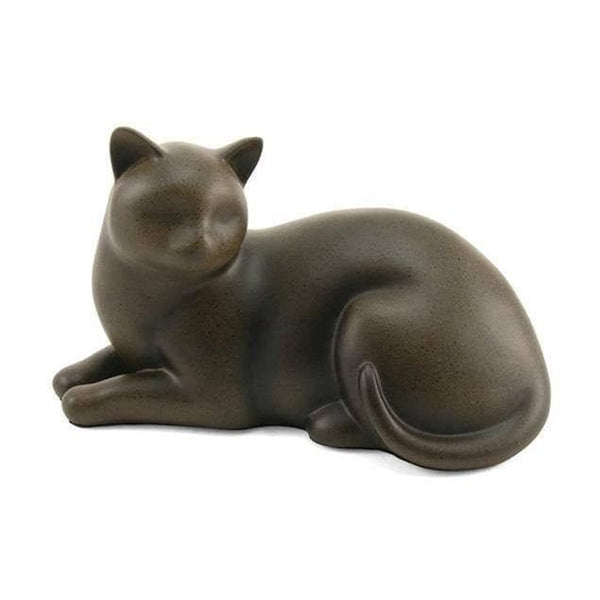 Sable Resin Comfy Cat Small Pet Urn
