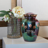 Gabrielle Paw Raku Pet Urn