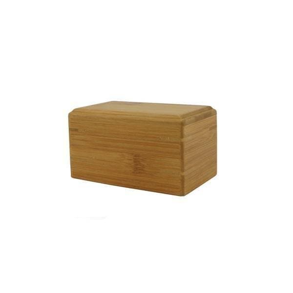 Natural Bamboo Forever Free Box Small Pet Urn