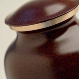 Earth Brown Brass Extra Large Pet Urn