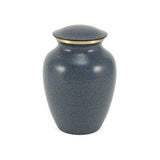 Gray Brass Granite Large Pet Urn
