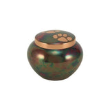Raku Brass Noah Small Pet Urn