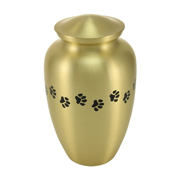Gabrielle Paw Brass Pet Urn