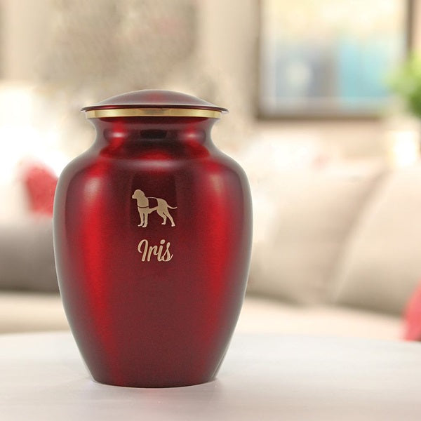 Gabrielle Classic Crimson Pet Urn