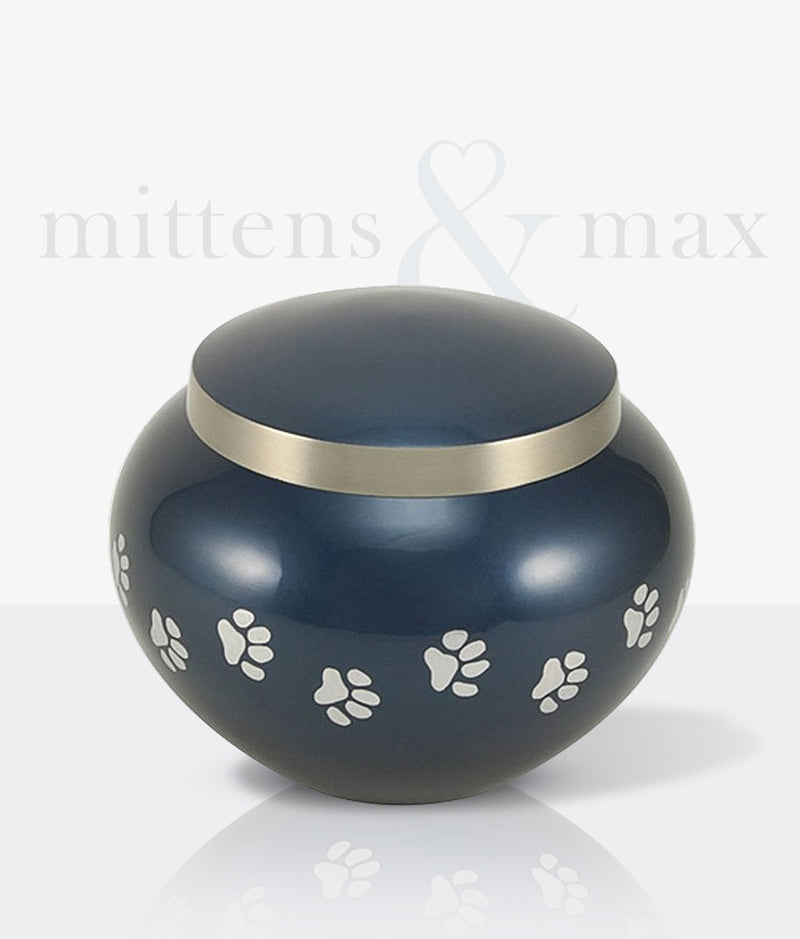 Noah Moonlight Blue Pet Urn - Mittens & Max, LLC