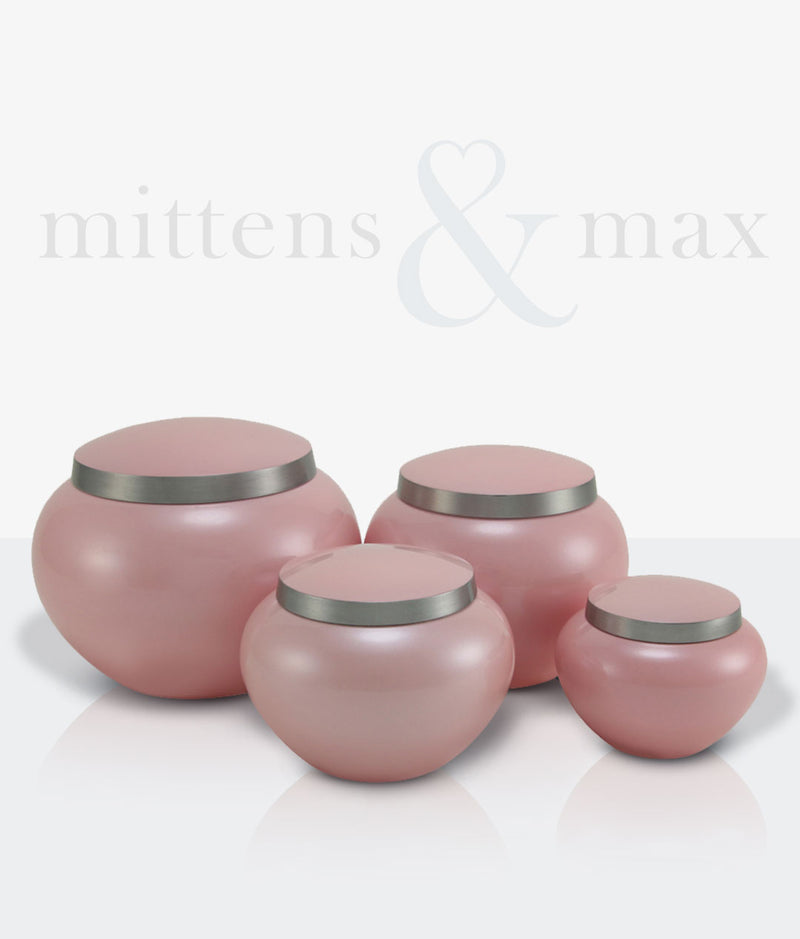 Noah Pink Pet Urn - Mittens & Max, LLC