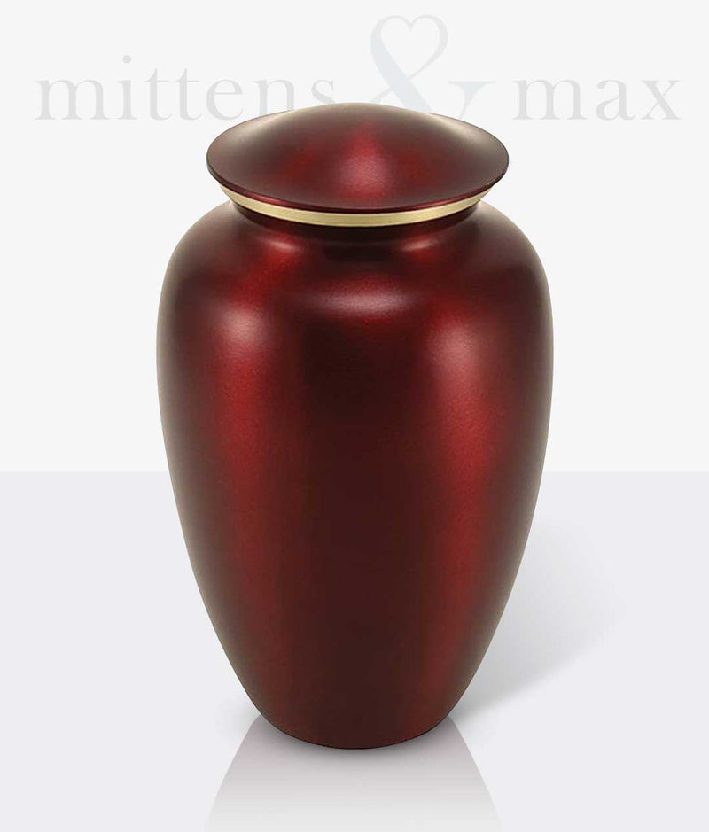 Red Brass Gabrielle Extra Large Pet Urn