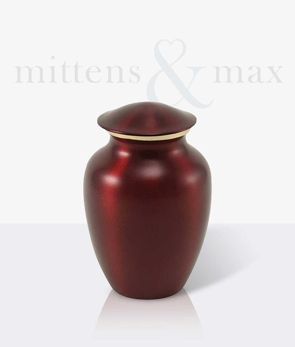 Red Brass Gabrielle Medium Pet Urn