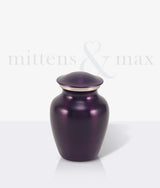 Violet Brass Gabrielle Small Pet Urn