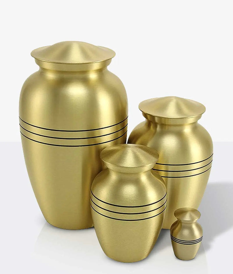 Bronze Brass Gabrielle Three Twine Pet Urn Collection
