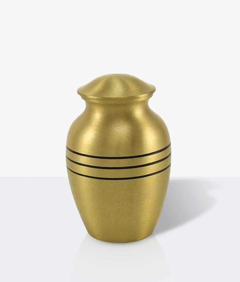 Bronze Brass Gabrielle Three Twine Medium Pet Urn