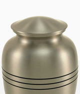 Pewter Brass Gabrielle Three Twine Large Pet Urn