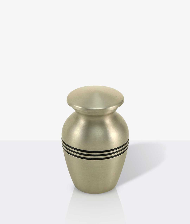 Pewter Brass Gabrielle Three Twine Keepsake Urn