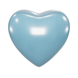 Blue Brass Amorette Pearl Heart Small Pet Urn