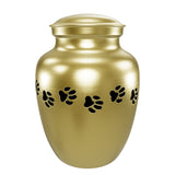 Gabrielle Paw Brass Pet Urn