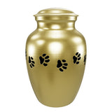 Gabrielle Paw Brass Pet Urn