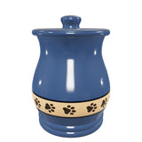 Angelo Blue Pawprint Pet Urn