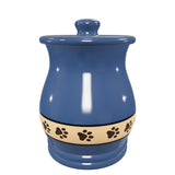 Angelo Blue Pawprint Pet Urn