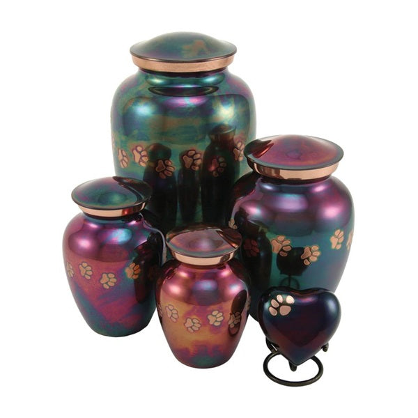 Gabrielle Paw Raku Pet Urn