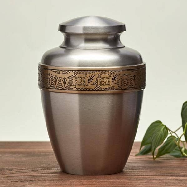 Pewter Brass Anapiel Extra Large Pet Urn