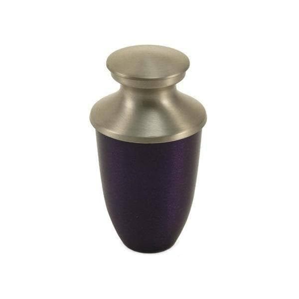 Purple Metal Pet Keepsake Urn