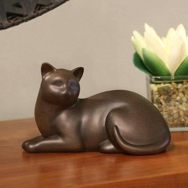 Tabby Resin Comfy Cat Small Pet Urn