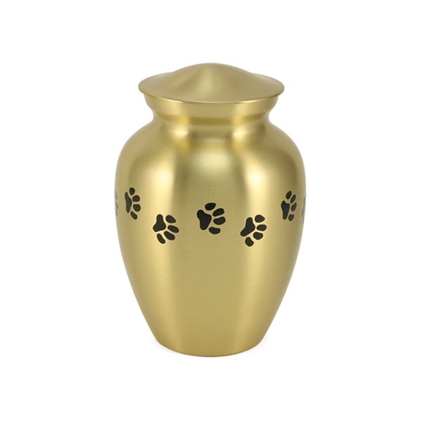 Gabrielle Paw Brass Pet Urn