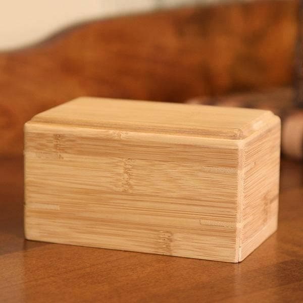 Natural Bamboo Forever Free Box Medium Pet Urn