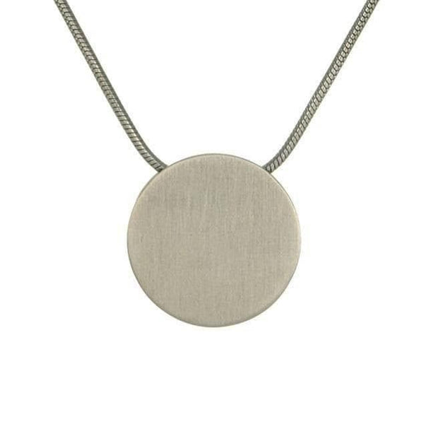 Pewter Stainless Steel Halia Plain Round Pet Jewelry