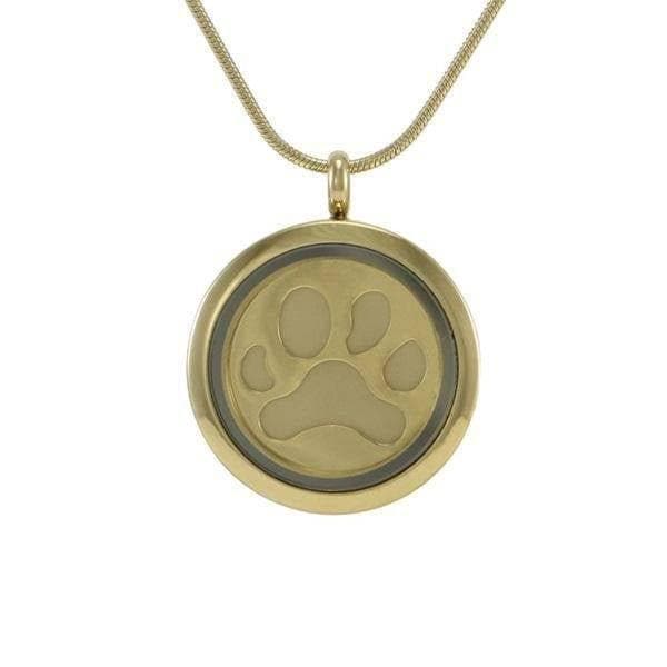 Bronze Stainless Steel Imprint Paw Hinged Two Inserts