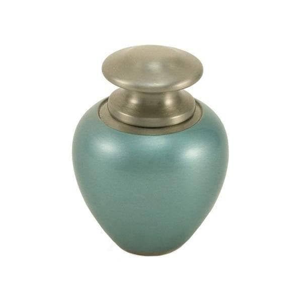 Green Brass Mabel Ocean Pet Keepsake Urn