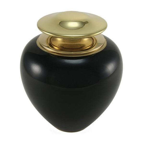 Black Brass Mabel Extra Large Pet Urn