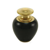 Black Brass Pet Keepsake Urn