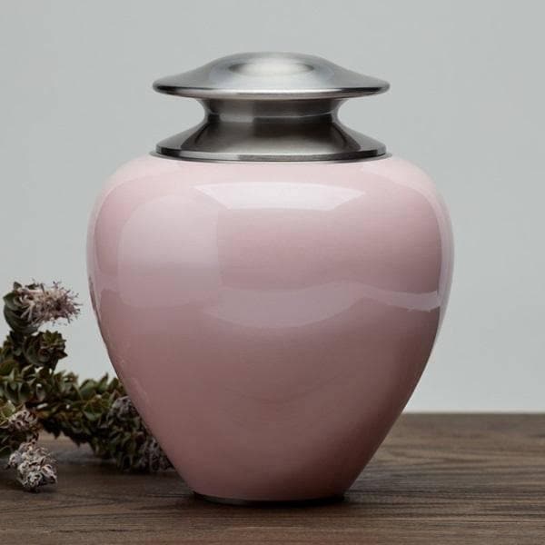 Pink Brass Mabel Extra Large Pet Urn