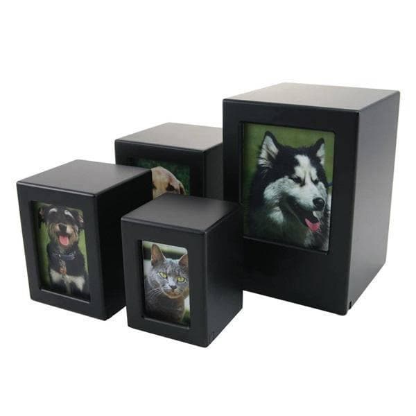 Black MDF Photo Box Extra Large Pet Urn