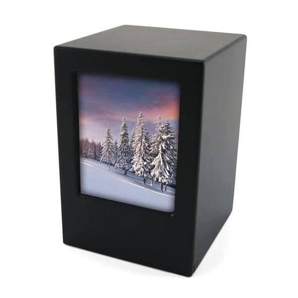 Black MDF Photo Box Extra Large Pet Urn