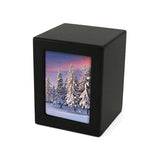 Black MDF Photo Box Large Pet Urn