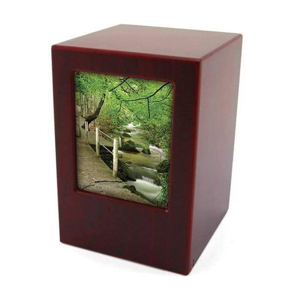 Cherry MDF Photo Box Extra Large Pet Urn